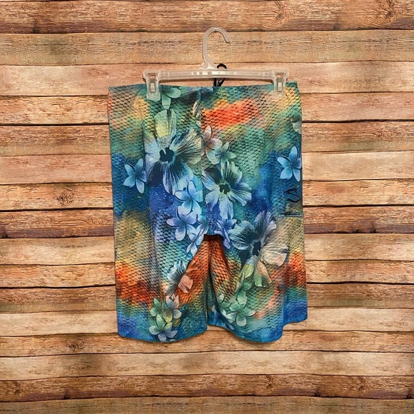 Salt Life Tropic Skins SLX-QD Boardshorts 30 - Picture 4 of 7